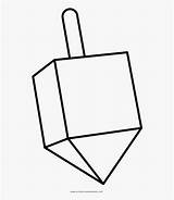 Dreidel Coloring Drawing Technical Clipart Clipartkey sketch template