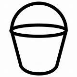 Bucket Icon Outline Iconsmind Icons Show  sketch template