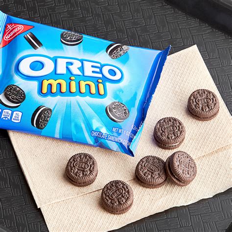 nabisco oreo mini cookies  oz snack pack case