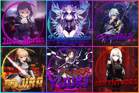 design high quality anime gaming logo profile photo  zodiacpremium fiverr