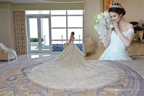 Pin By Yvhonneee On Gorgeous Marian Rivera Wedding Gown Michael