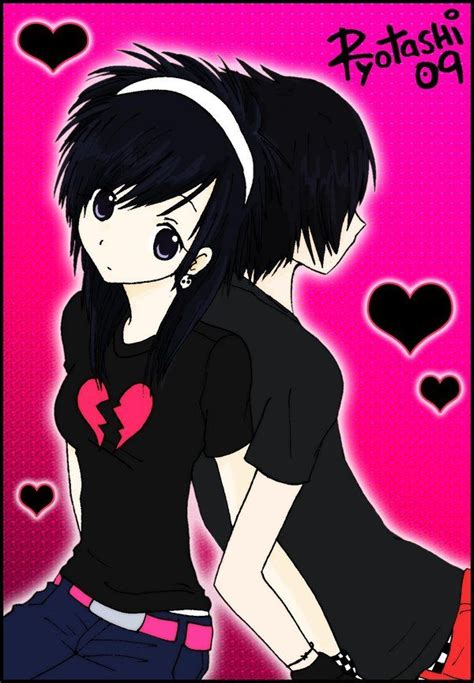 Pin By On Imagenes De Emos En Anime Emo Love Cartoon Cute Emo