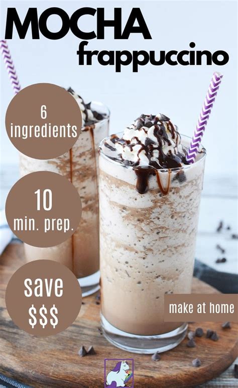 homemade mocha frappuccino recipe recipe coffee drink recipes