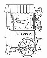 Ice Cream Coloring Pages Shop Parlor Stand Sandwich Printable Print Color Kids Template Truck Sheet Cone Getdrawings Getcolorings Bestcoloringpagesforkids sketch template