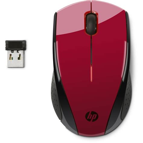 hp  wireless mouse red kdaaaba bh photo video