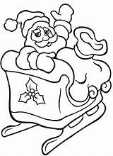Sleigh Santa Coloring Pages Claus His Printable Christmas Color Fat Colouring Print Getcolorings Big Getdrawings Colorings sketch template