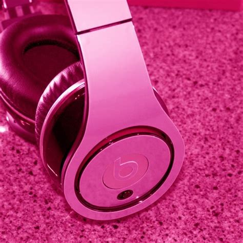 new metallic hot pink skins for wireless beats by dr dre