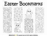 Bookmarks Easter Coloring Bundle Color Bookmarkbee sketch template