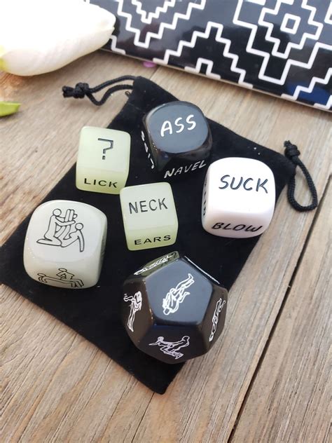 6 Sex Dice Sex Positions Fun In The Bedroom Bedroom Game Etsy