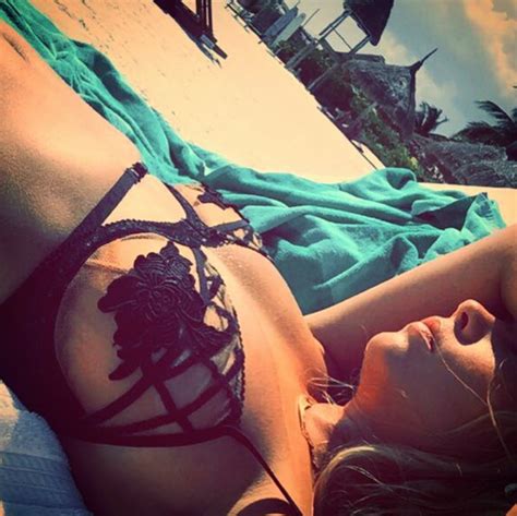 ashley benson s in a bikini on snapchat of the day