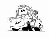 Mater Tow Coloring Pages Drawing Cars Color Mcqueen Printable Lighting Getcolorings Paintingvalley Getdrawings Helping House sketch template