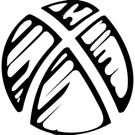 icon xbox sketched logo