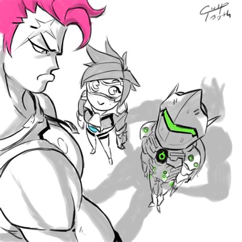 what s zarya s opinion about tracer s and genji s