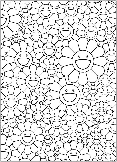 coloring pages  adults simple  getdrawings