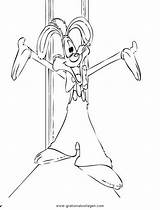 Cartoni Tunes Looney Trickfilmfiguren Malvorlage Animati sketch template