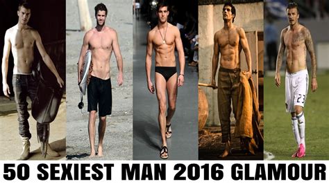 Top 50 Sexiest Men In The World 2016 Glamour Magazine Uk Youtube
