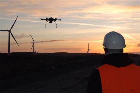 wind turbine drone solar panel inspection drone inspection services