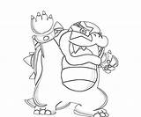 Morton Koopa Coloring Pages Cute Ludwig Mario Larry Super Von Roy Iggy Lemmy Template sketch template