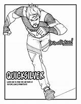 Quicksilver Draw Avengers Drawing Ultron Age Coloring Too Tutorial sketch template