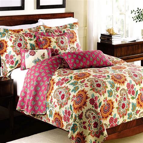 pcs quilt set patchwork quilts home bedding quilt set  cotton thin comforter  pillowcase