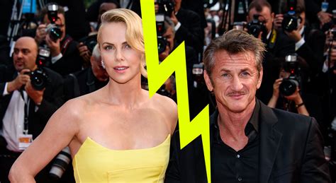 charlize theron and sean penn split end engagement charlize theron