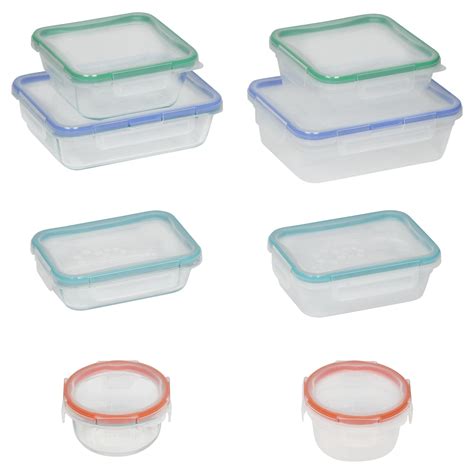 snapware  piece glass total solution storage set