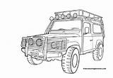 4x4 Coloring Colouring Land Pages Rover Cars Transportation Privacy Policy Terms Printable Drawing sketch template