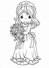 Pages Wedding Precious Moments Coloring Getcolorings sketch template