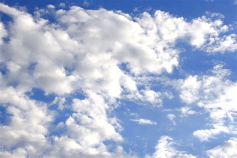 blue sky  clouds picture  photograph  public domain