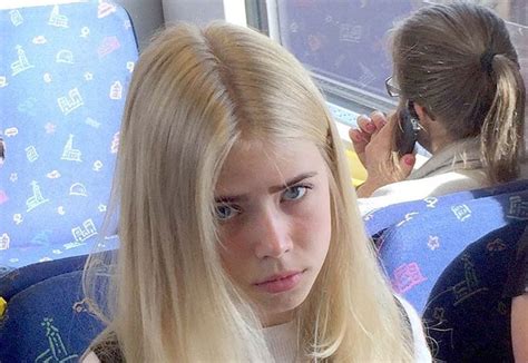 This Cute Blonde Girl Has A Look Of Disgust On Her Face Because Whoever