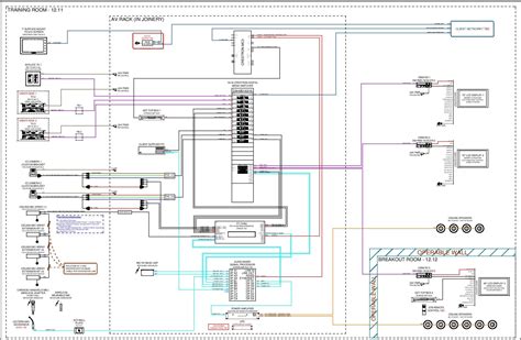 av wiring schematic training room system  operable walls electrical circuit diagram