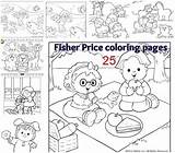 Coloring People Little Pages Price Fisher Printable Birthday Colouring Color Printcolorcraft Party Choose Board sketch template