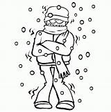 Freezing Shiver Freddo Season Netart Spoglia Clipground Indovinelli Giochi Logica sketch template