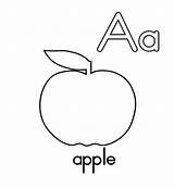 Coloring Apple Alphabet Abc Learning Pages Aa Book Printable Primarygames Worksheets Learn sketch template