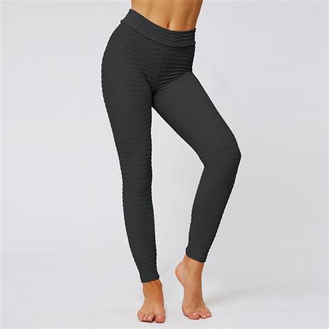 women s sports pants high waist leggings slimming scrunch booty ruched