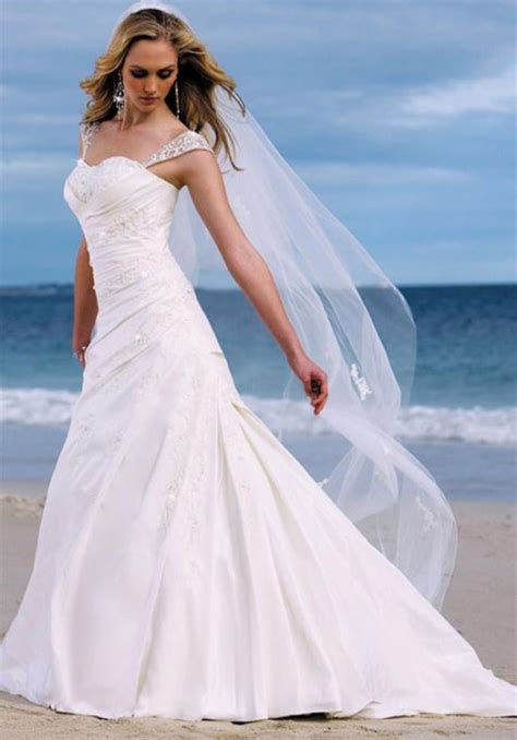 Lovely Beach Wedding Dress Inspiration Godfather Style