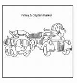 Finley Coloring Kids Captain Parker Engine Pdf Open Print  sketch template