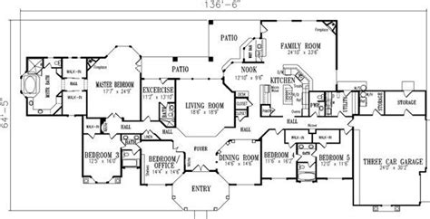 unique single story house plans   bedrooms  home plans design