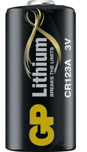 gp lithium battery cr123a 3v