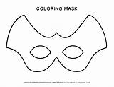 Mask Coloring Eye Pages Planerium High Carnival Shop sketch template