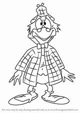 Duckula Goosewing Count Von Dr Drawing Draw Step sketch template