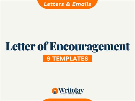 letter  encouragement  unique sample formats