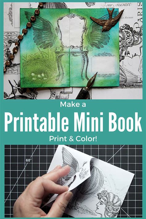 printable mini books thicketworks  graphicsfairy  graphics fairy