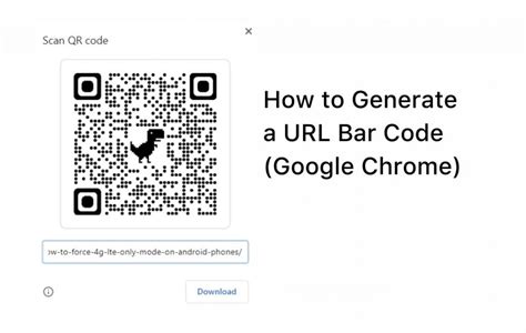 generate qr code   url  google chrome