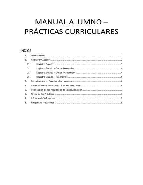 Manual Alumno – PrÁcticas Curriculares