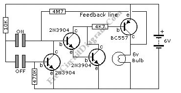 separate   touch switch electronic circuit diagram