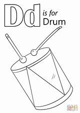 Drum Lowercase Abc Kindergarten Drukuj sketch template