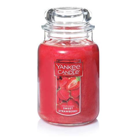 yankee candle large jar sweet strawberry