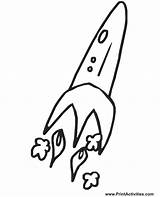 Coloring Rocket Rockets Comments sketch template