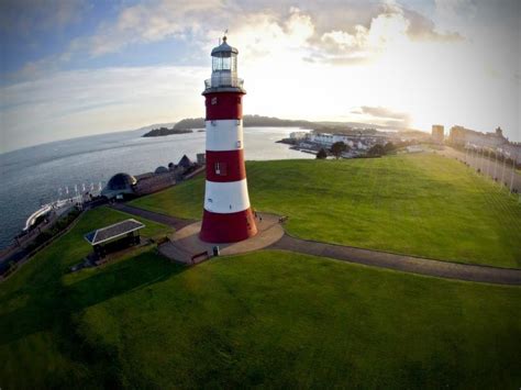 plymouth hoe england dronestagram